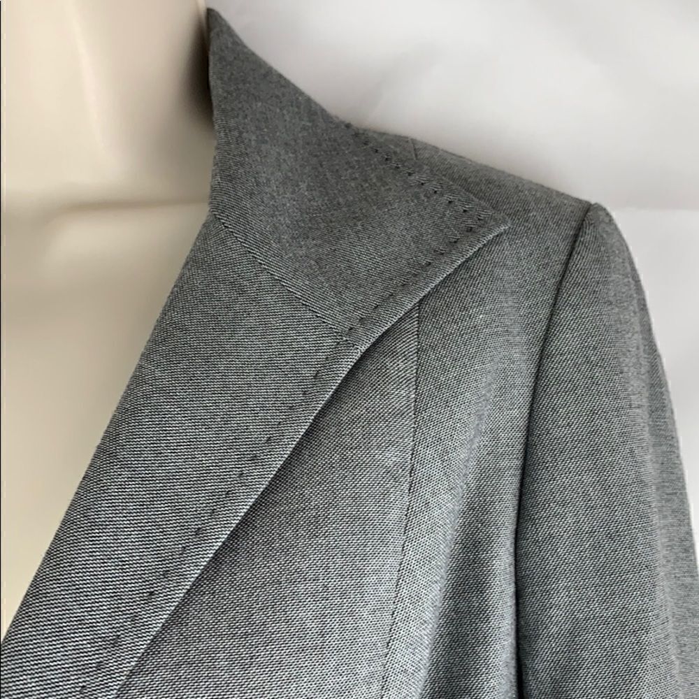 Talbots Grey Single button career blazer - Picture 2 of 8